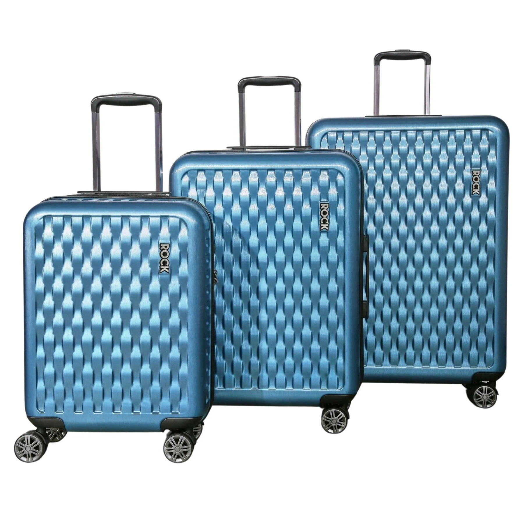 Allure Luggage Suitcase Travel Bag Carry On Hand Cabin Check in Hard-Shell 4 Spinner Wheels Trolley Set