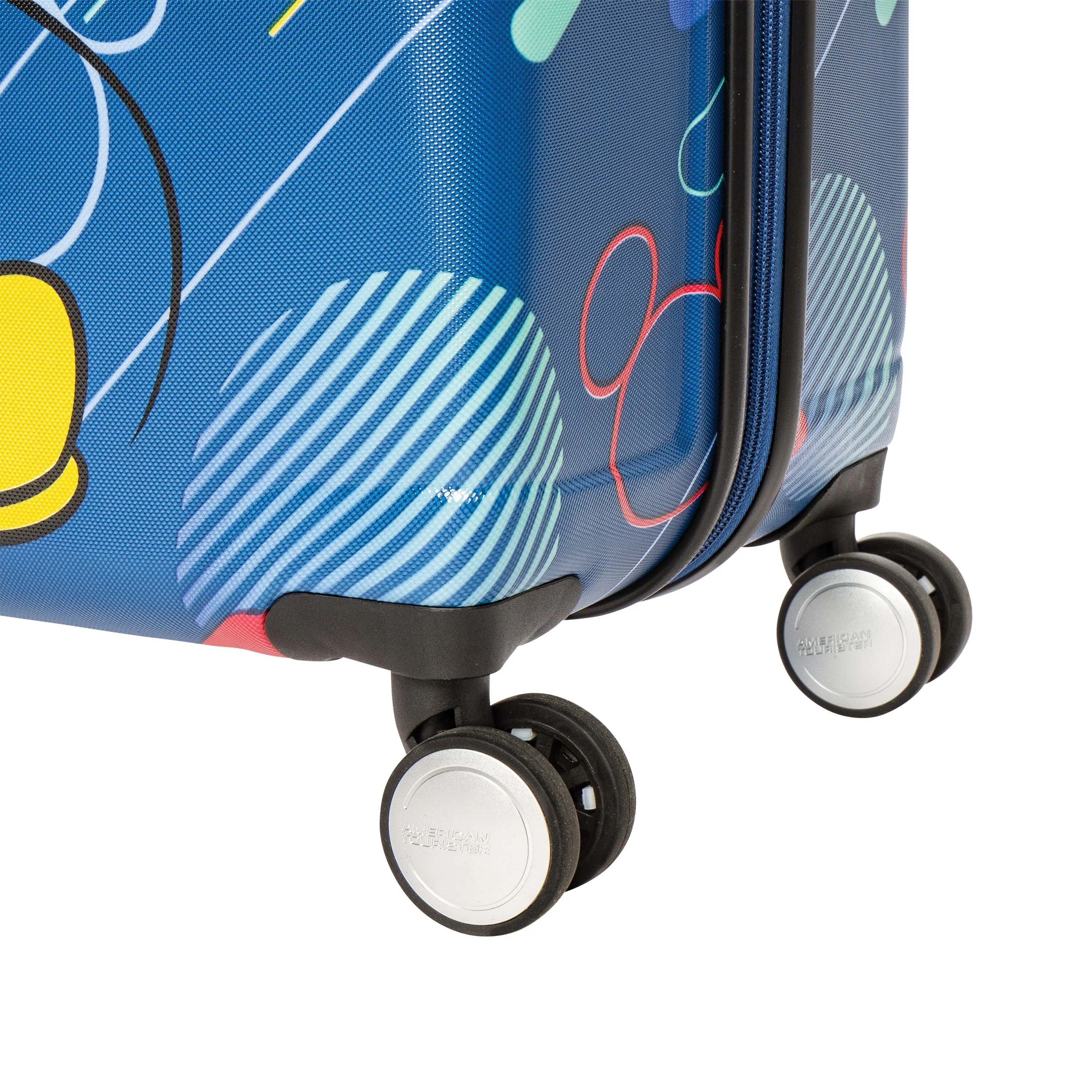 American Tourister Disney Wavebreaker Spinner Medium Luggage - Mickey Future Pop