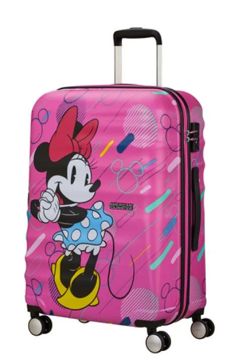 American Tourister Disney Wavebreaker Spinner Medium Luggage - Minnie Future Pop