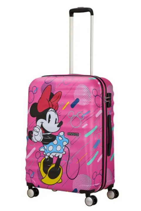 American Tourister Disney Wavebreaker Spinner Medium Luggage - Minnie Future Pop