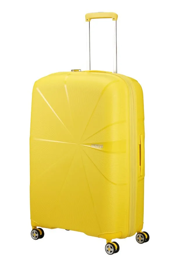 American Tourister Starvibe Expandable 77cm Large Spinner | Electric Lemon