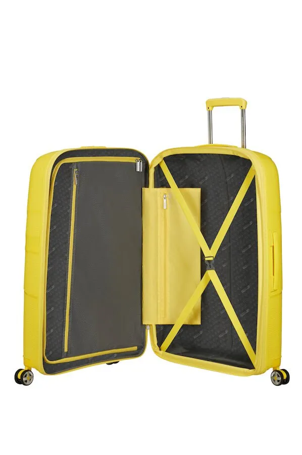 American Tourister Starvibe Expandable 77cm Large Spinner | Electric Lemon