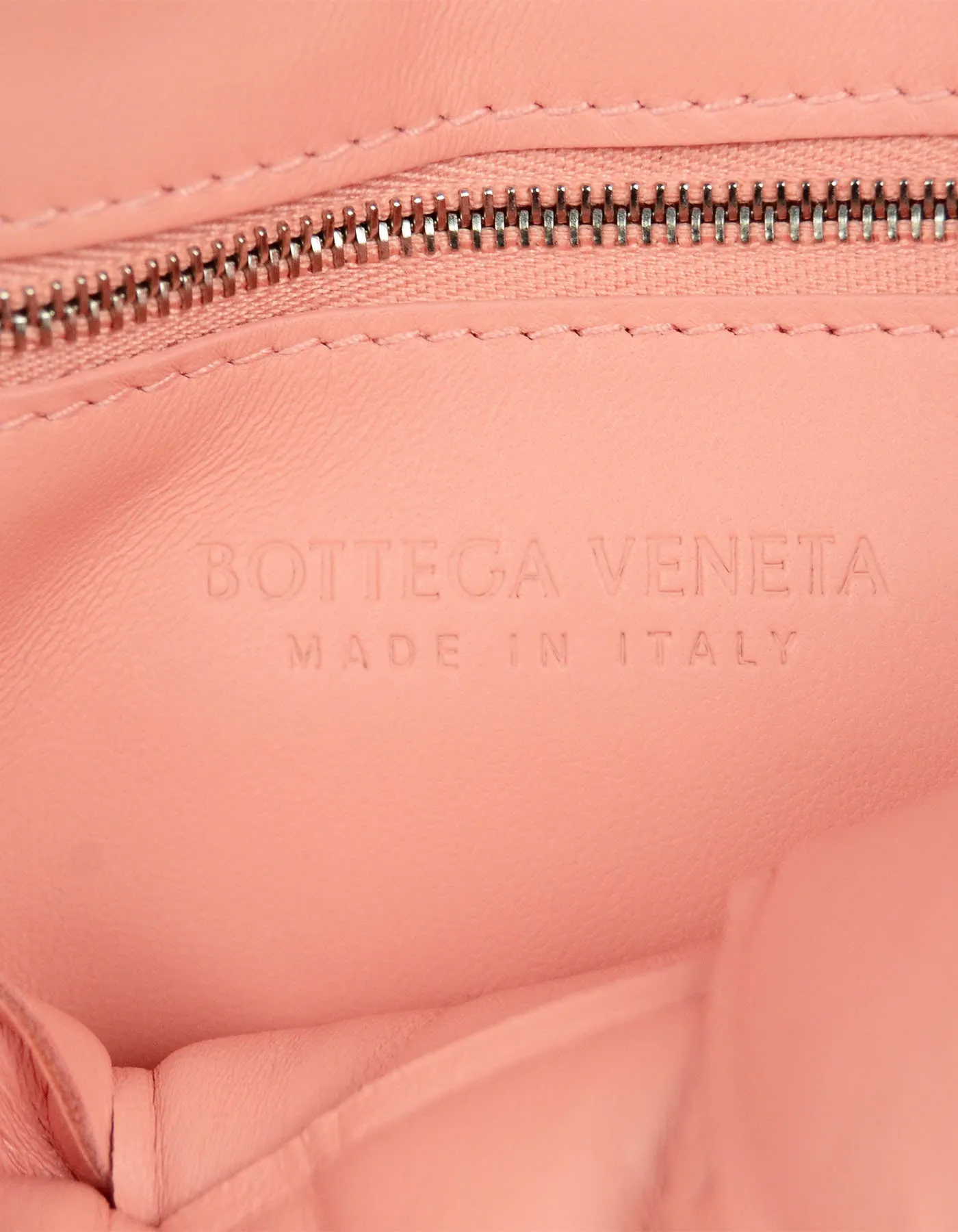 Bottega Veneta Peachy Maxi Intrecciato Leather Padded Cassette Bag