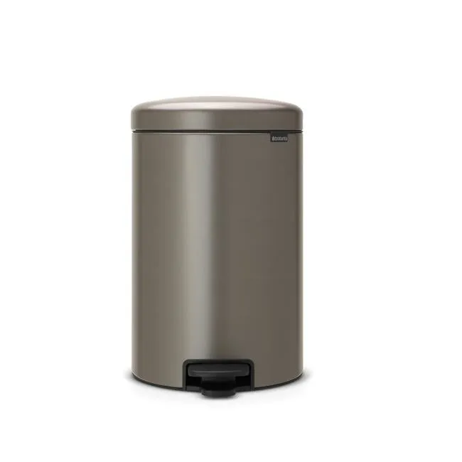 Brabantia Pedal Bin NEWICON 20L Soft Closing -Platinum