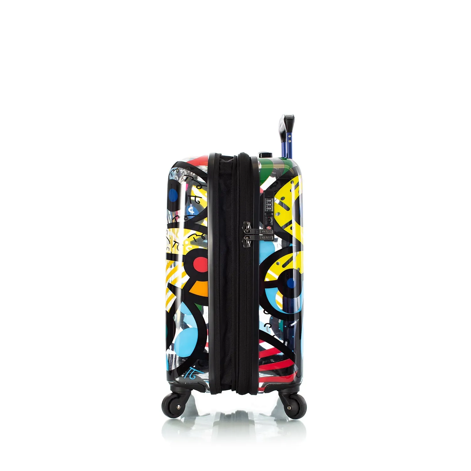 Britto - Butterfly Transparent 21" Carry-on - The Art of Modern Travel™