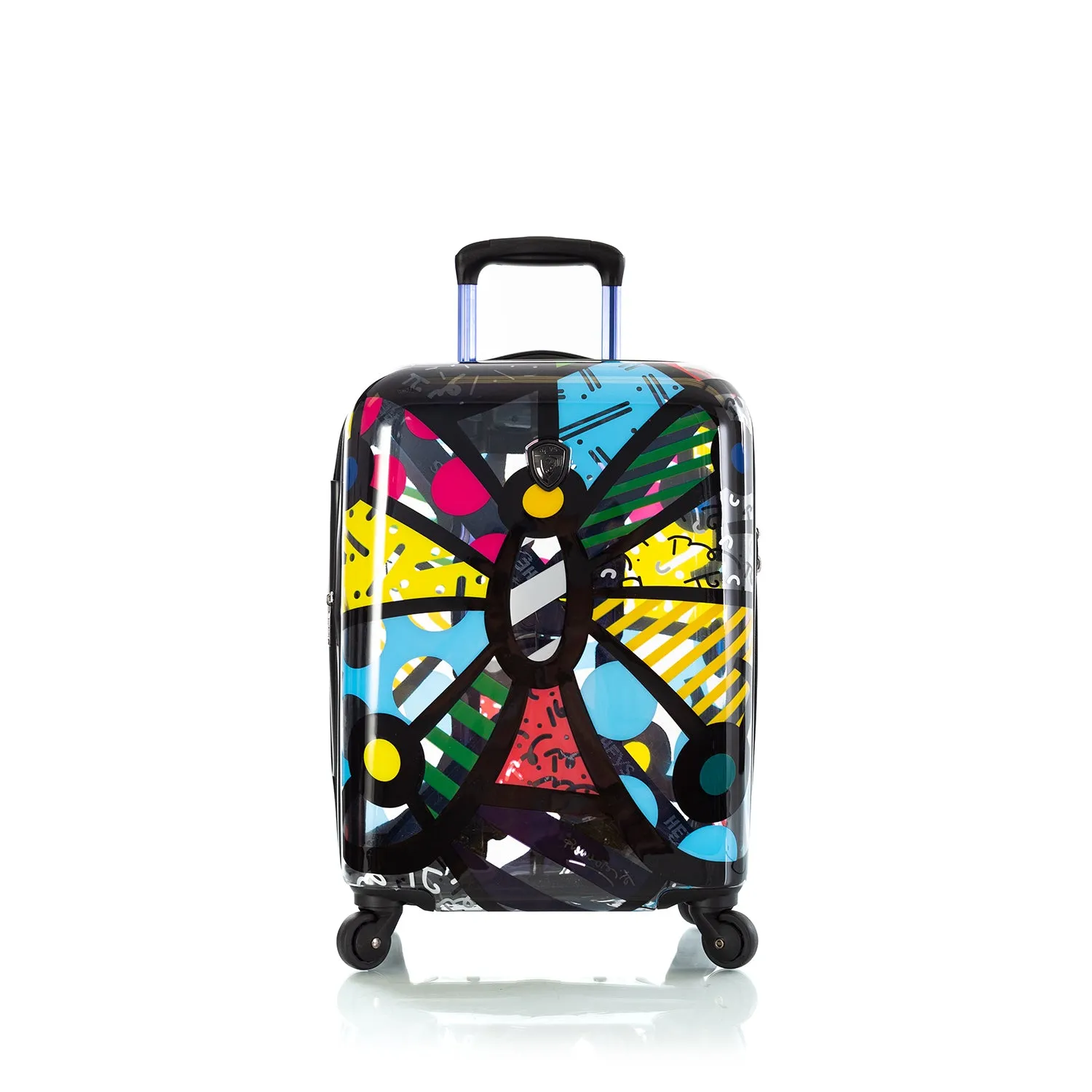 Britto - Butterfly Transparent 21" Carry-on - The Art of Modern Travel™