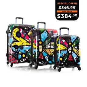 Britto - Butterfly Transparent 3pc Set - The Art of Modern Travel™