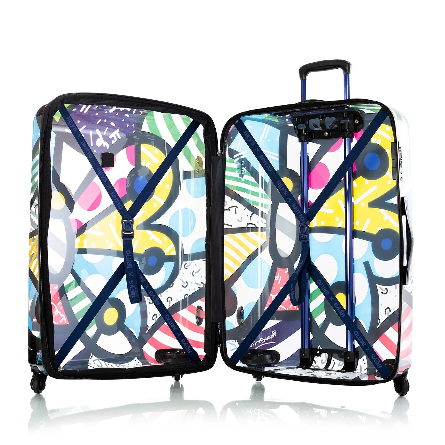 Britto - Butterfly Transparent 3pc Set - The Art of Modern Travel™