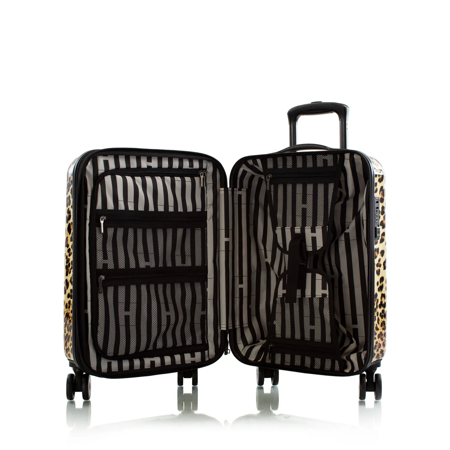 Brown Leopard Fashion Spinner™ 2 Piece Set (21"/30")