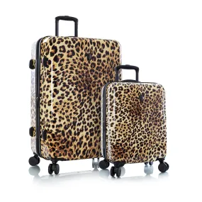 Brown Leopard Fashion Spinner™ 2 Piece Set (21"/30")