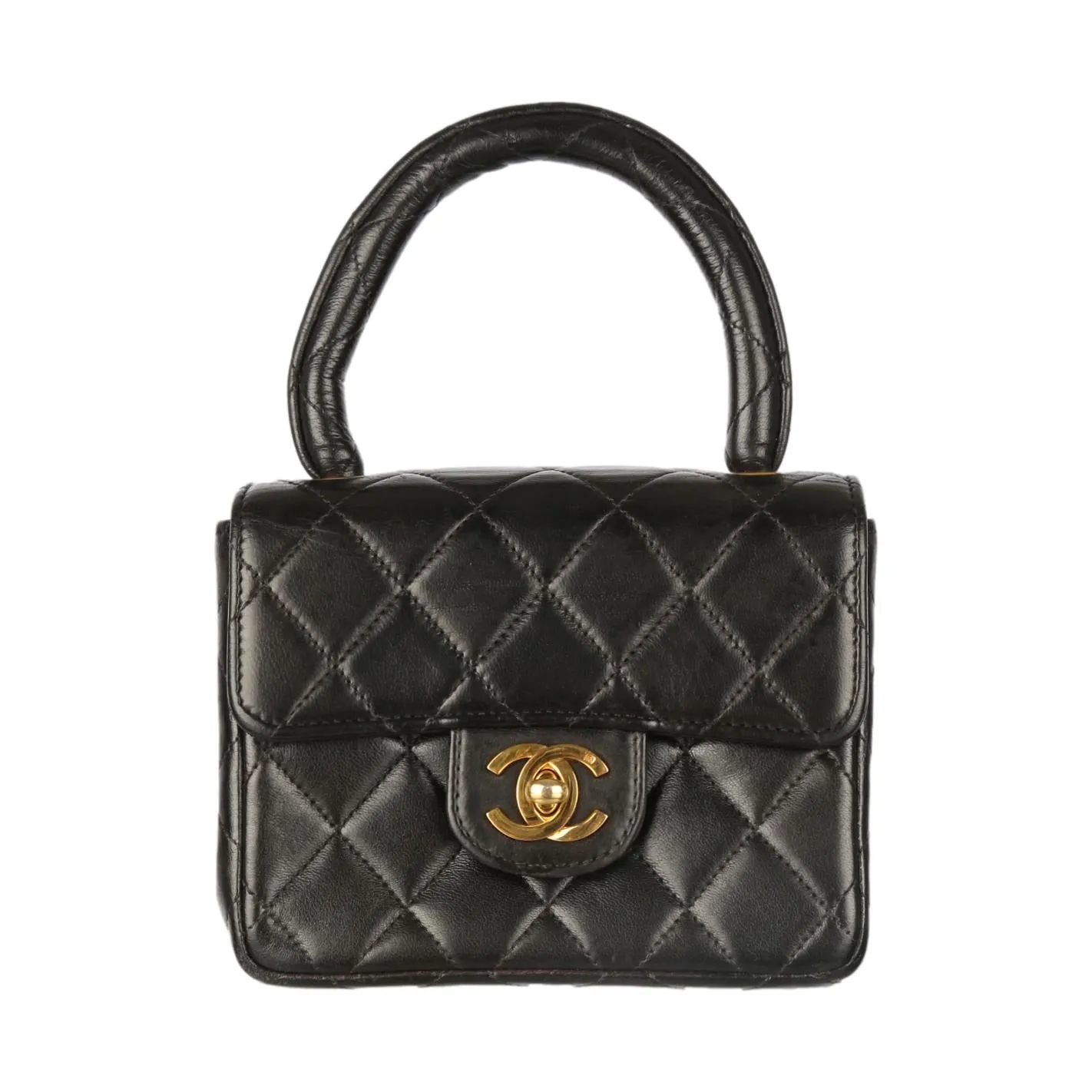 Chanel Black Mini Top Handle Bag