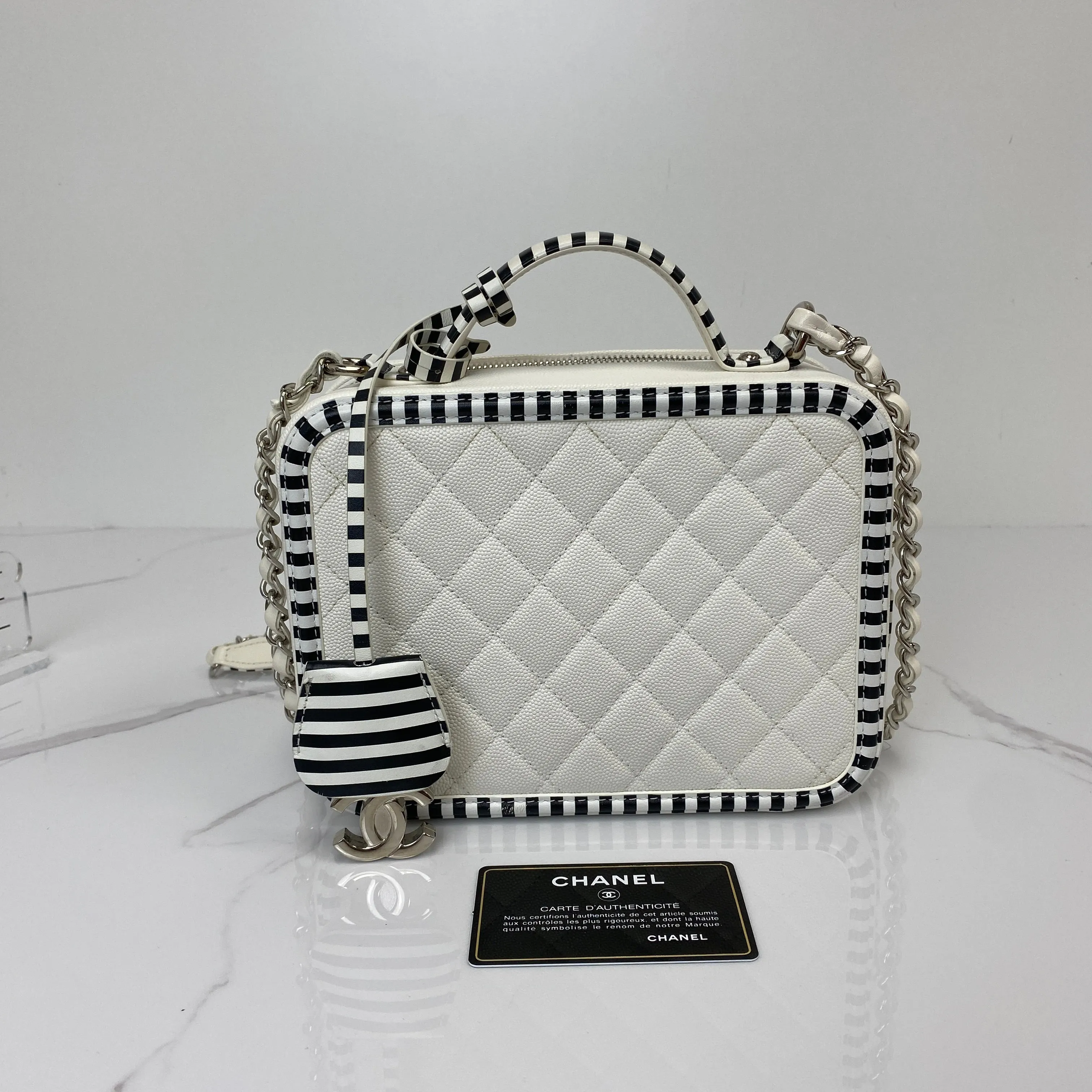 Chanel Filigree Vanity Case