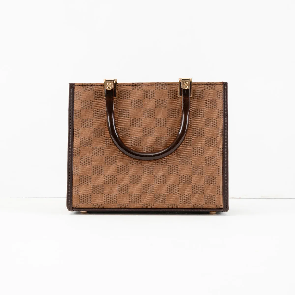 Checkmate Bag - Light Brown