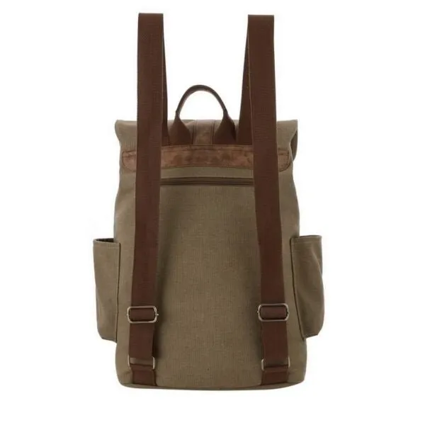 Escape Classic Canvas Laptop Backpack | Light Brown