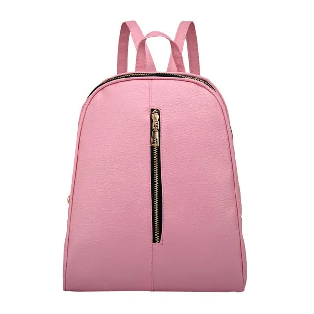 Fashion Women Backpack High Quality Youth Leather Backpacks