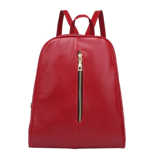 Fashion Women Backpack High Quality Youth Leather Backpacks