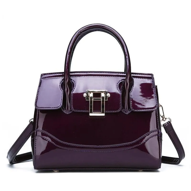 Glossy Patent Leather Handbags