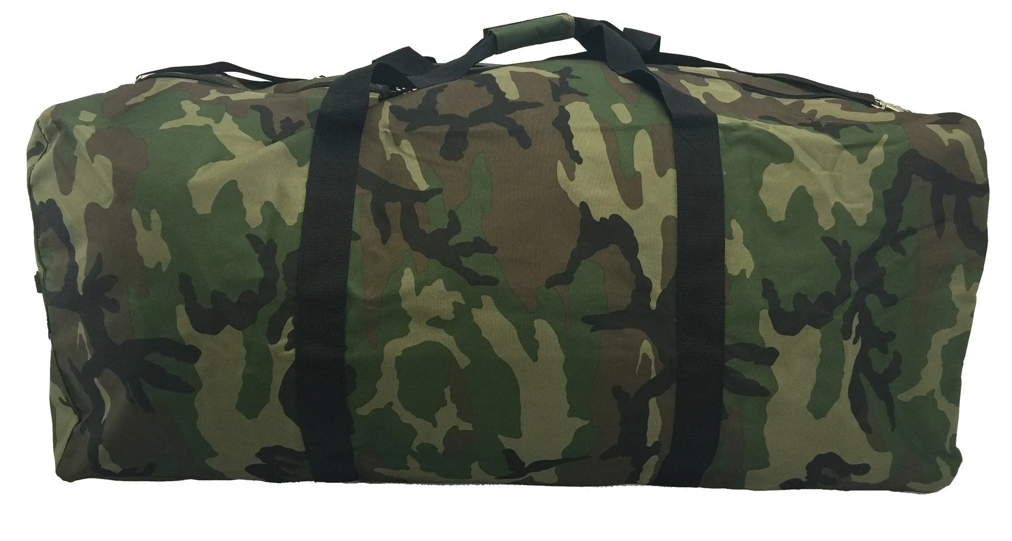 Heavy Duty Cargo Duffel Large Sport Gear Drum Set Equipment Hardware Travel Bag Rooftop Rack Bag (42" x 20" x 20", Camouflage)