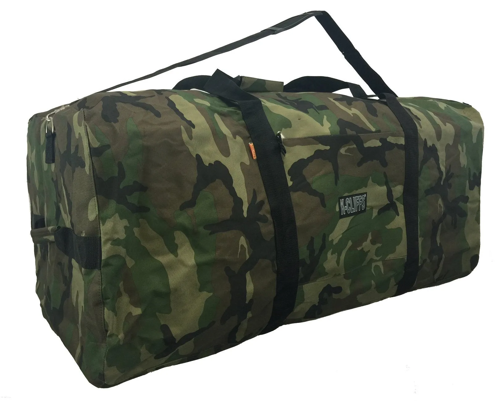 Heavy Duty Cargo Duffel Large Sport Gear Drum Set Equipment Hardware Travel Bag Rooftop Rack Bag (42" x 20" x 20", Camouflage)