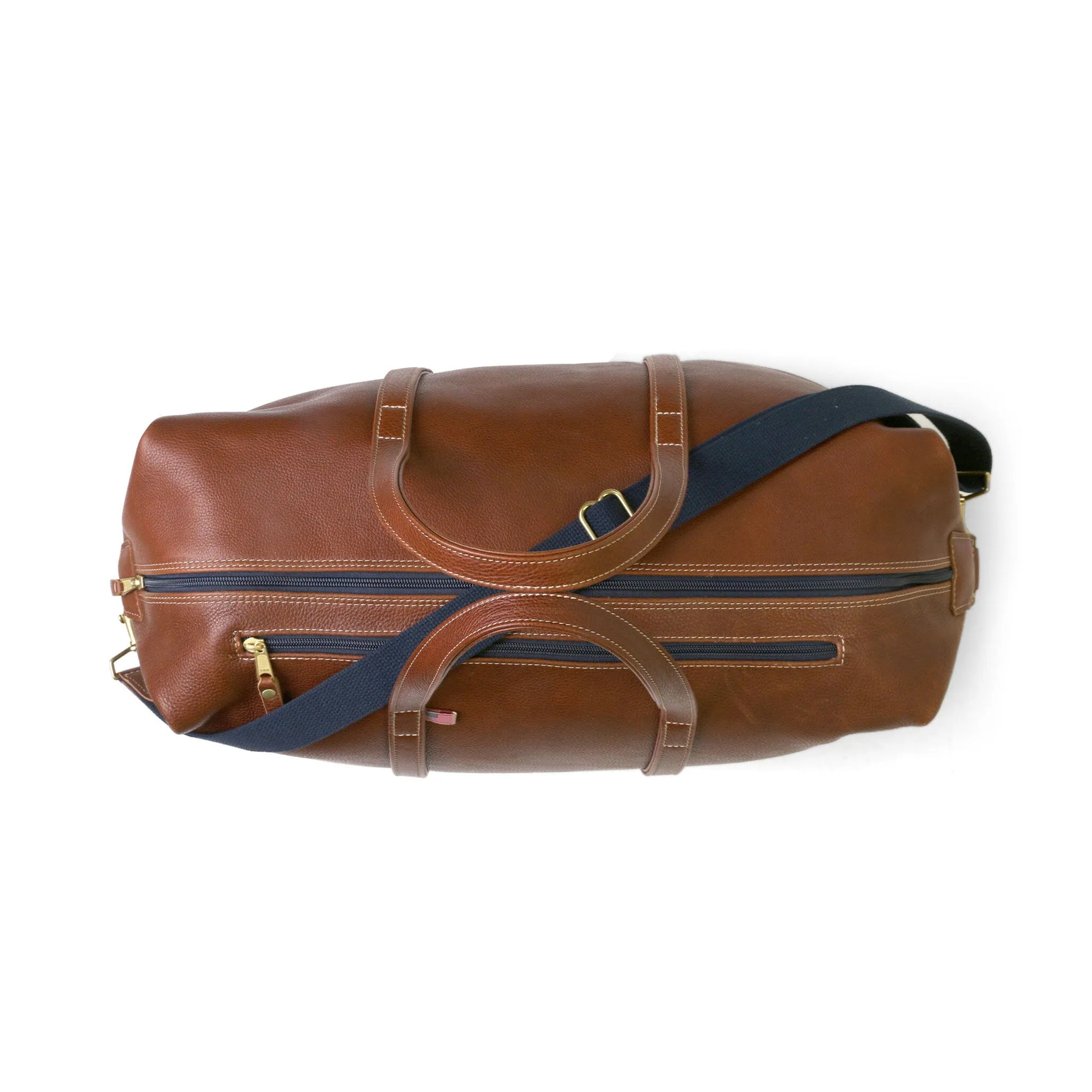 Heritage All Leather Weekender - Chestnut