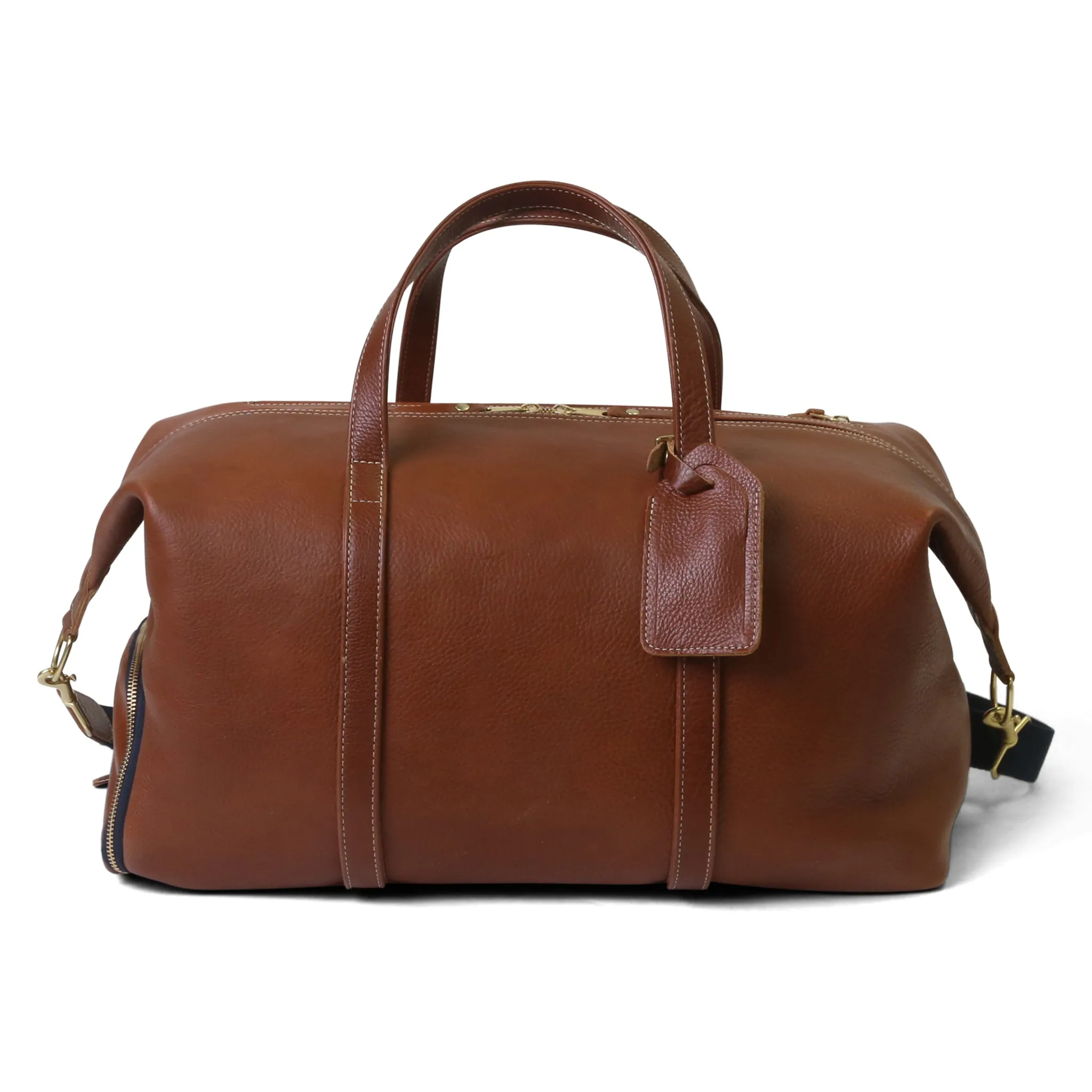 Heritage All Leather Weekender - Chestnut