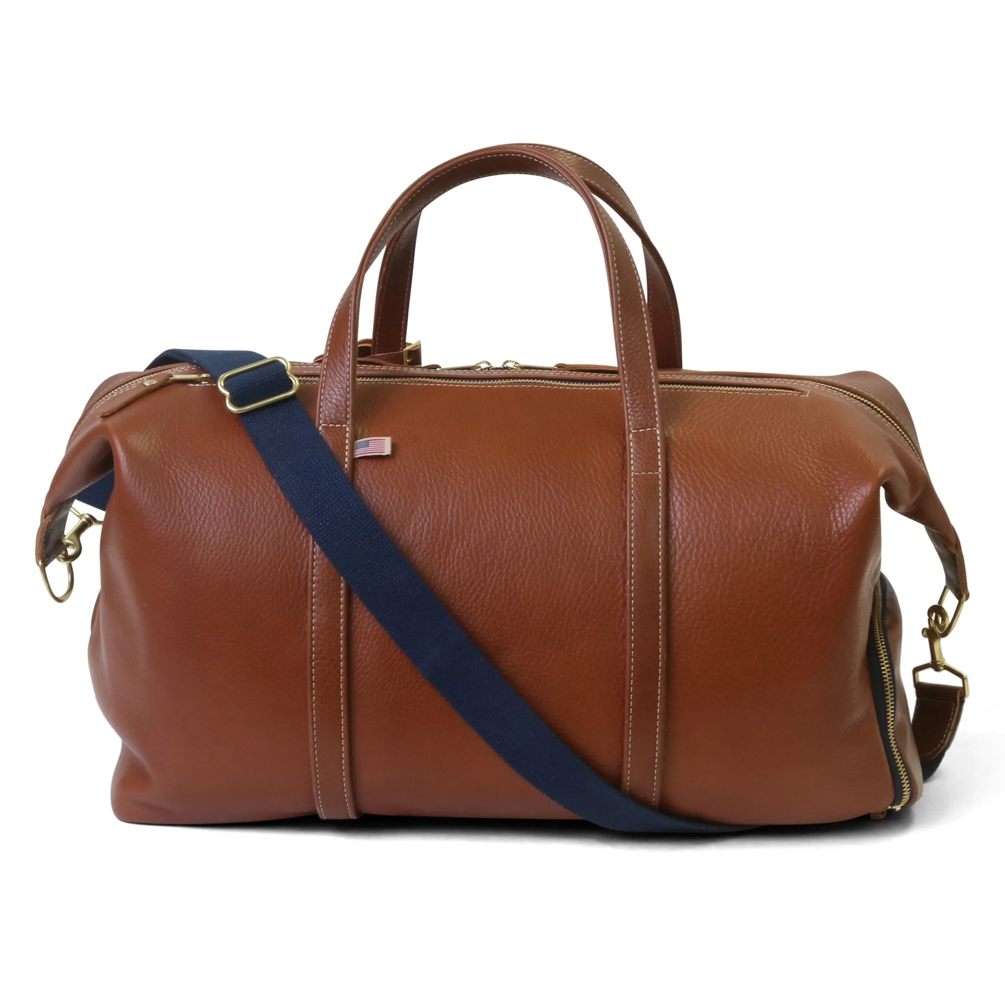 Heritage All Leather Weekender - Chestnut