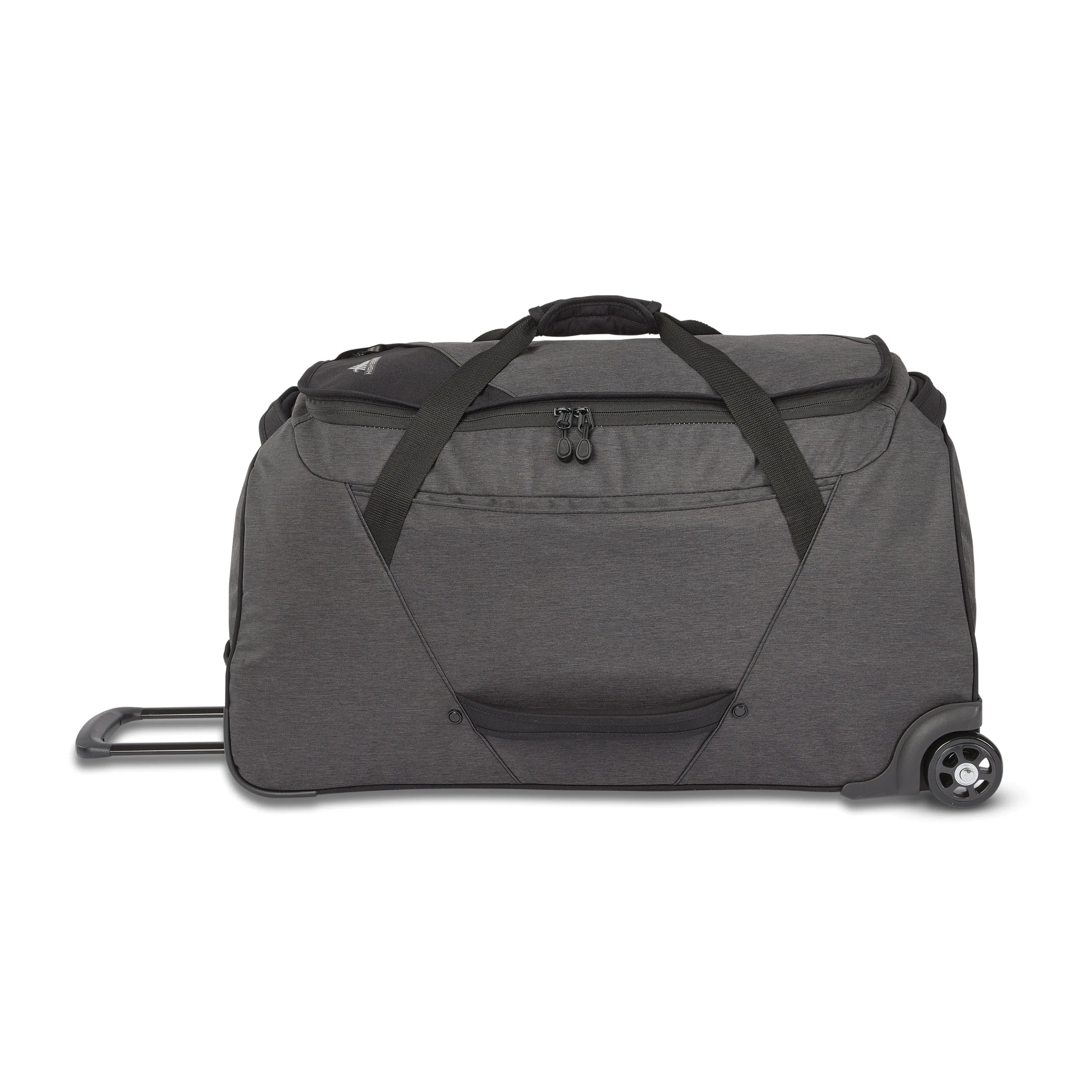 High Sierra Forester Collection 28" Wheeled Duffle - Black Heather/Black