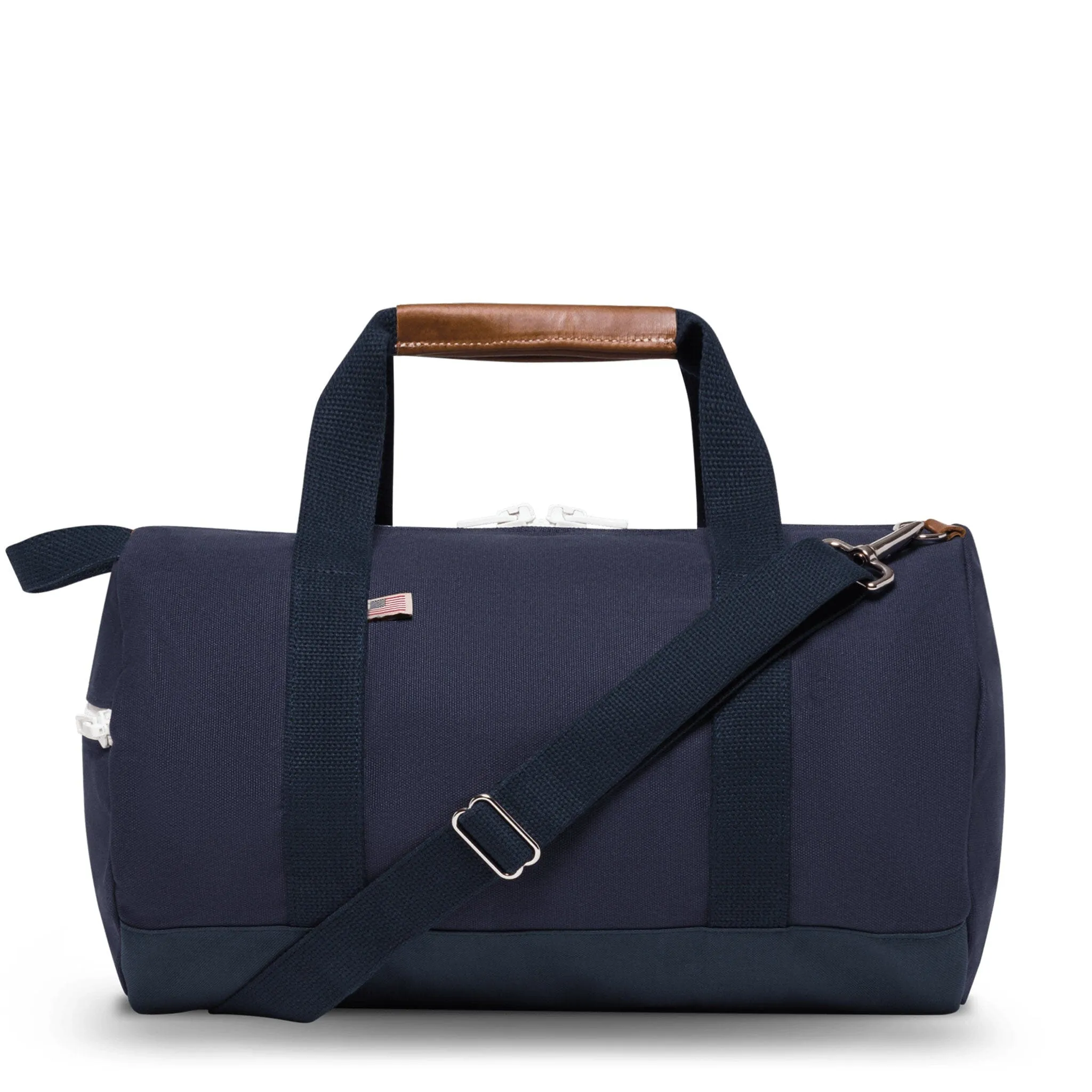 Large Chatham Duffel Bag with Shoe Compartment- Navy/Navy