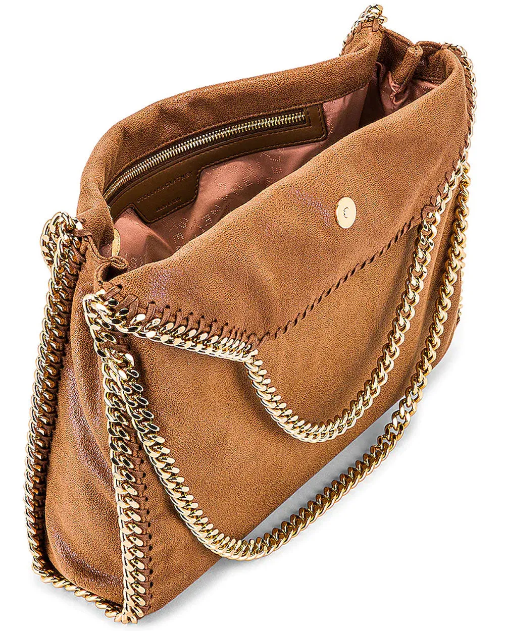 Large Falabella Foldover Tote in Pecan