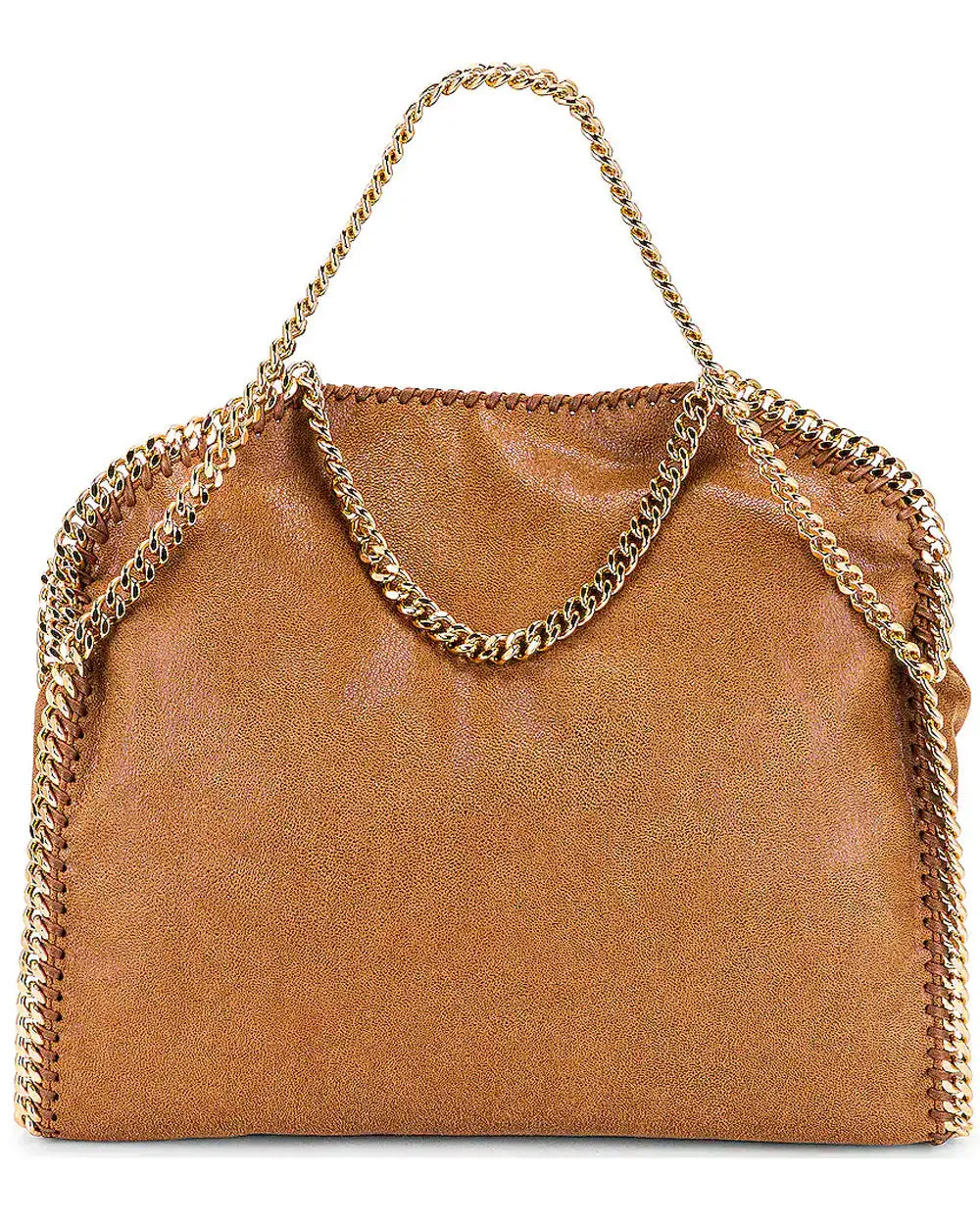 Large Falabella Foldover Tote in Pecan