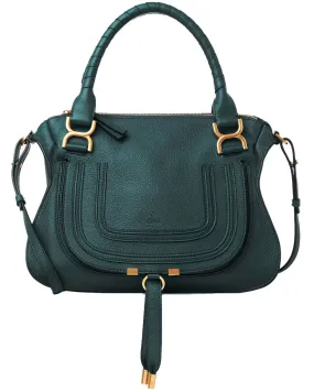 Medium Marcie Satchel in Steel Blue