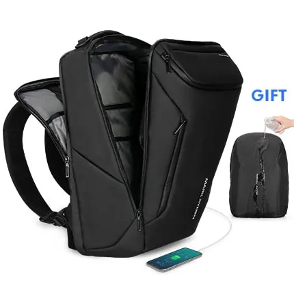 Men Backpack Multifunctional Man USB Charging Travel Bag