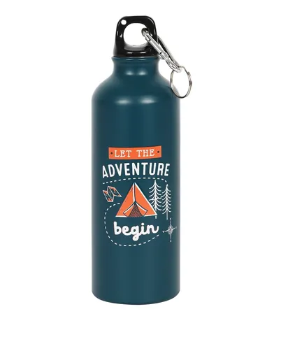 Metal Adventure Water Bottle - Navy