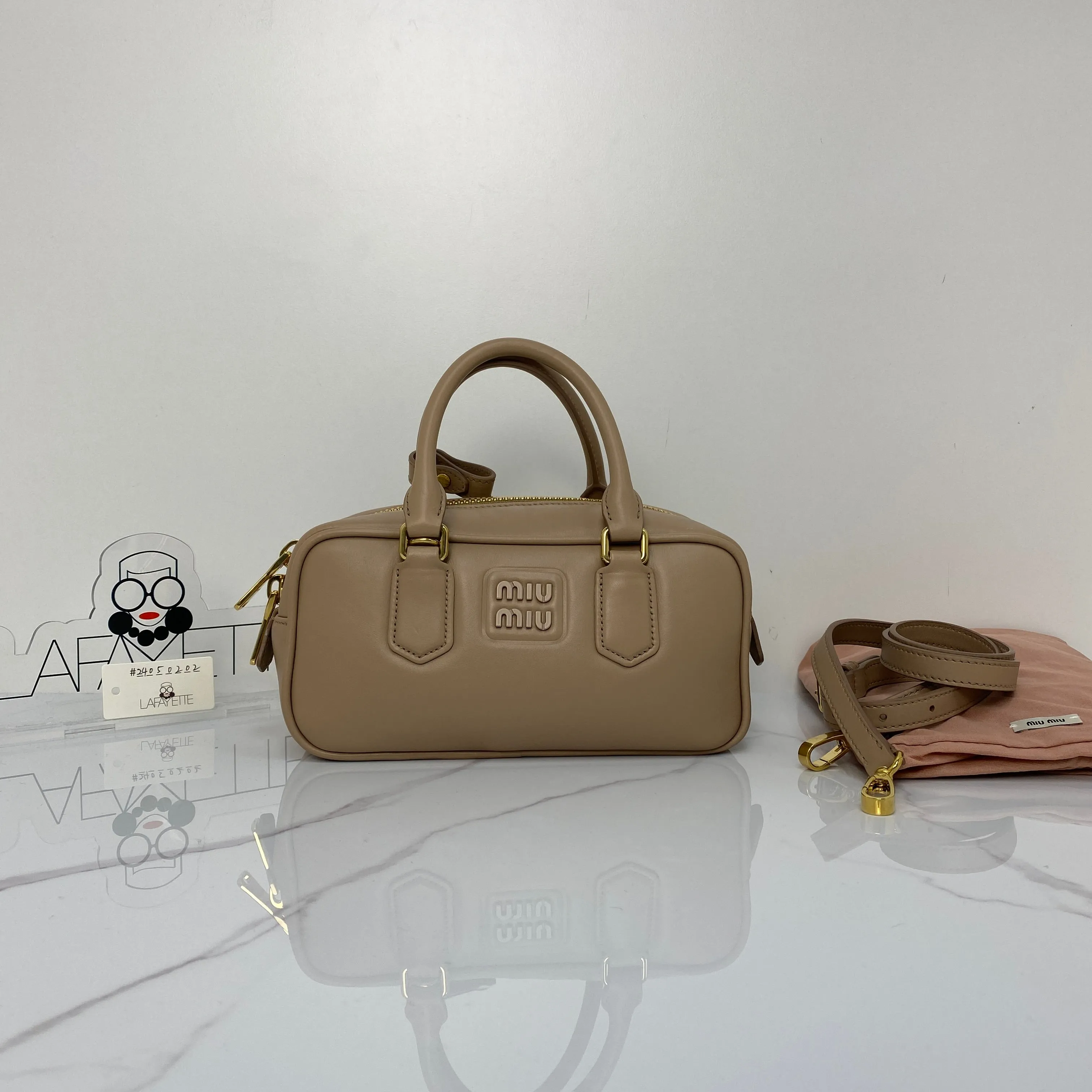 MIU MIU Arcadie Leather Bag