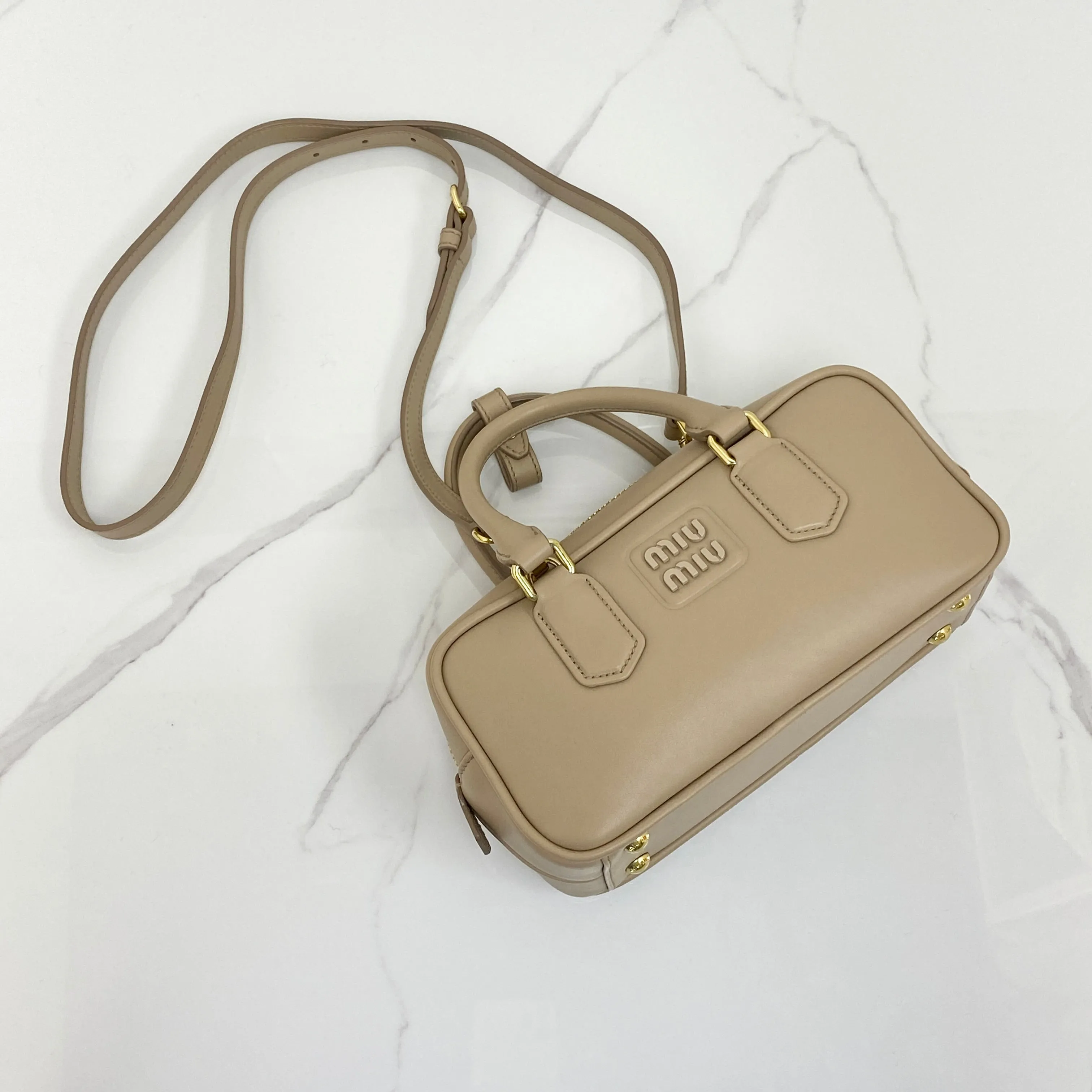 MIU MIU Arcadie Leather Bag