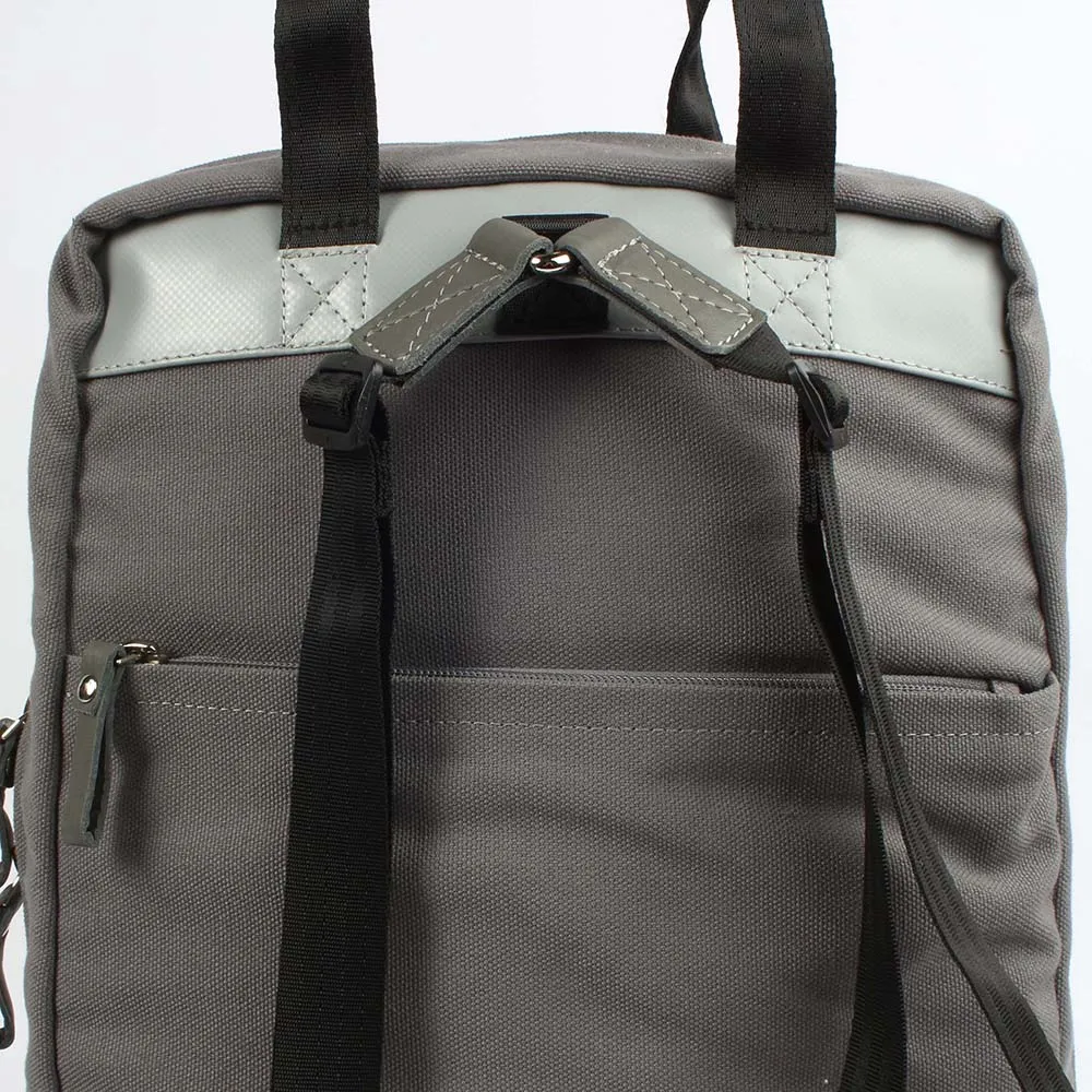 Neldem 7.2 Grey/Junglegreen - Laptoprucksack