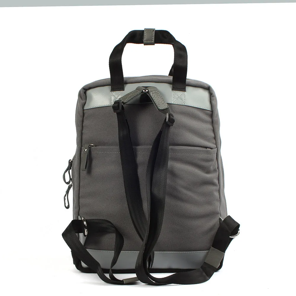 Neldem 7.2 Grey/Junglegreen - Laptoprucksack