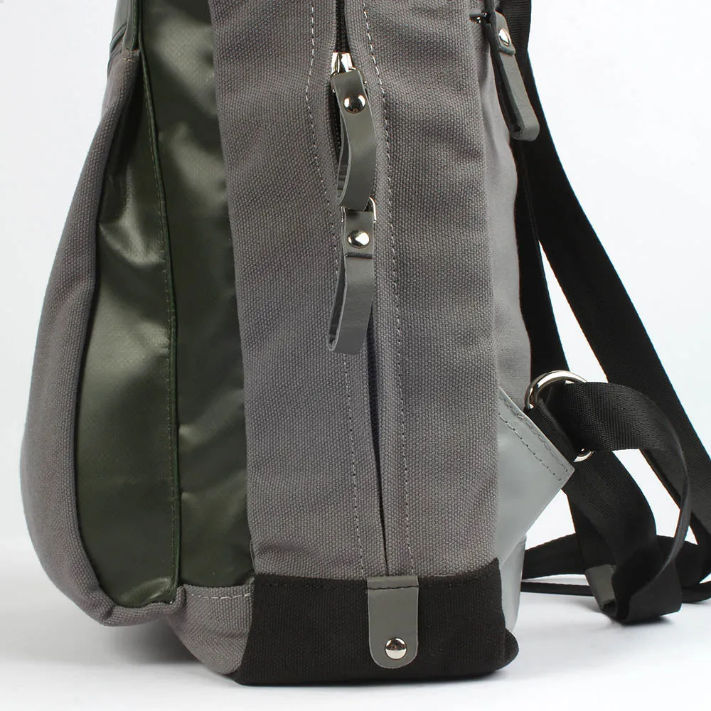 Neldem 7.2 Grey/Junglegreen - Laptoprucksack