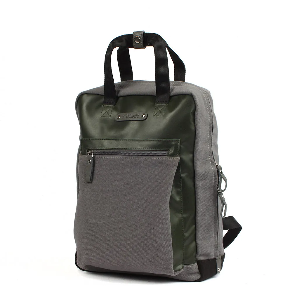 Neldem 7.2 Grey/Junglegreen - Laptoprucksack