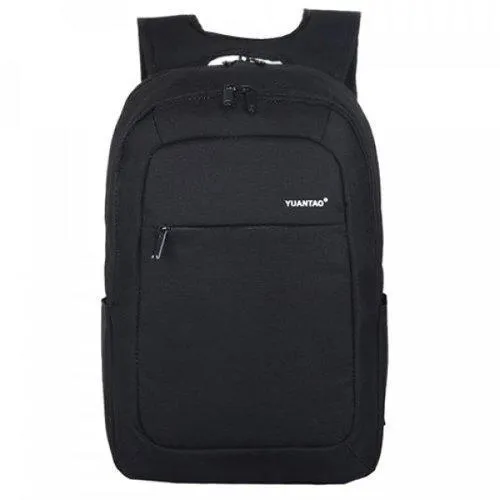 Padded Shoulder Strap Backpack - Black