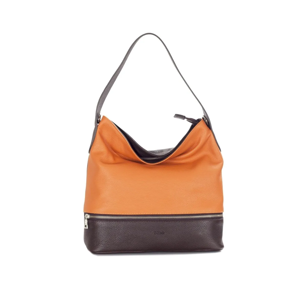 Pippa Premium Pebbled Mix Colour Leather Hobo Shoulder Handbag