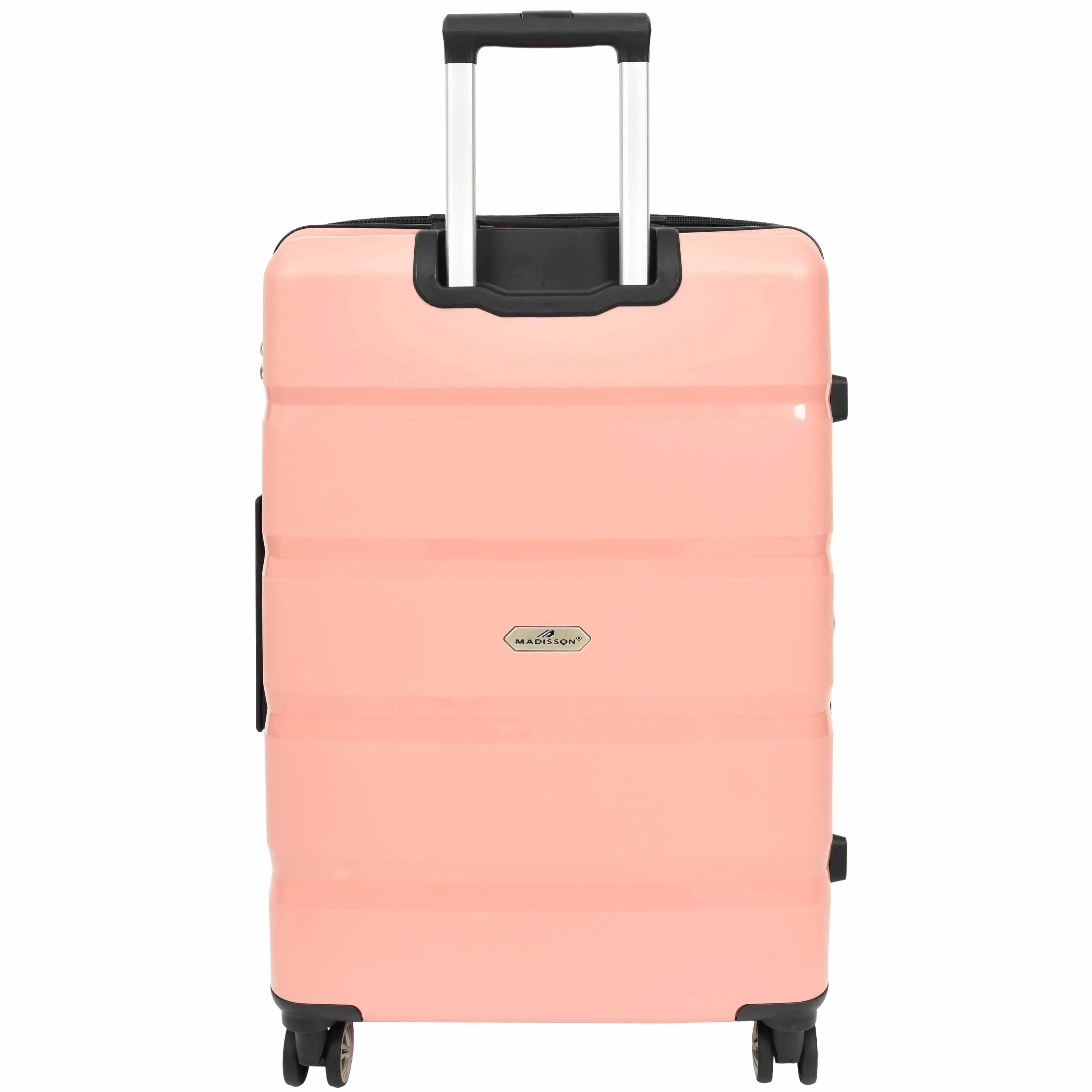 PP Hard Shell Luggage Expandable Four Wheel Suitcases Cygnus Rose Gold