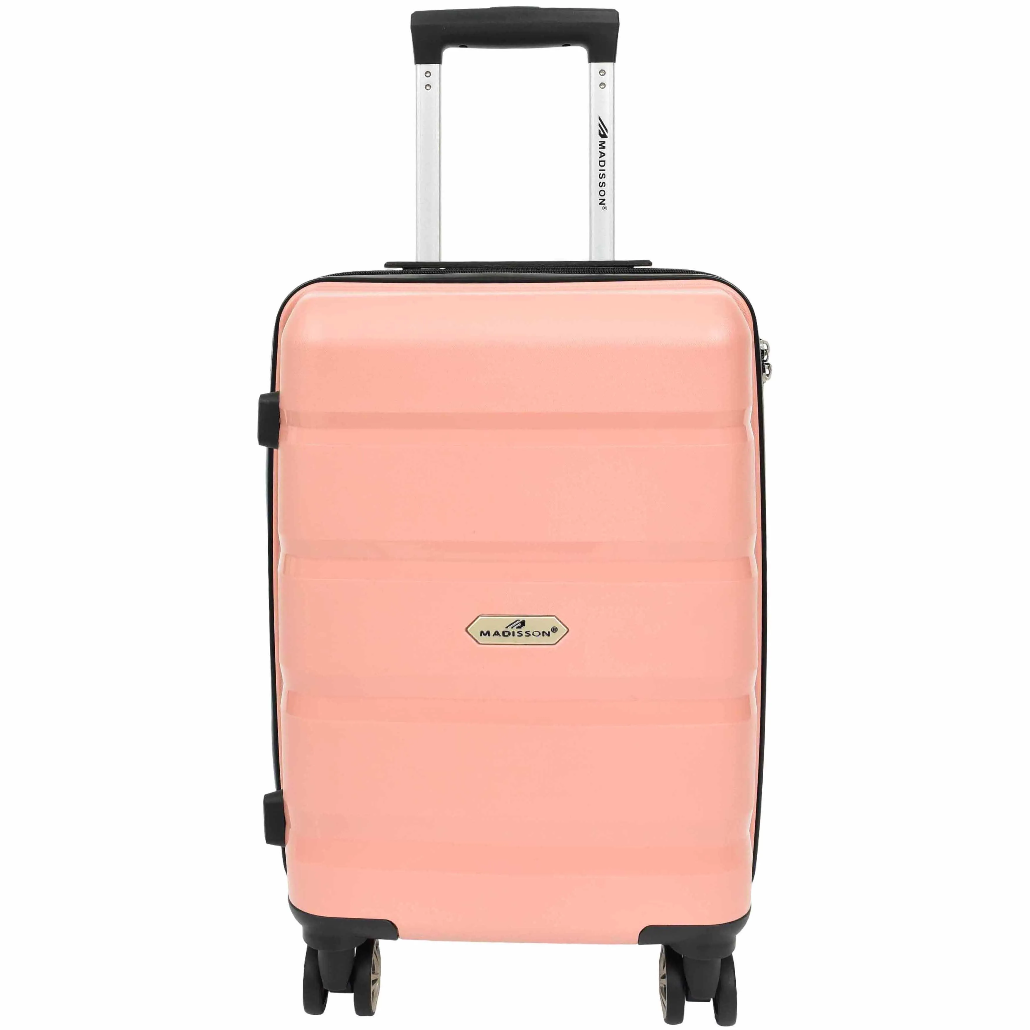 PP Hard Shell Luggage Expandable Four Wheel Suitcases Cygnus Rose Gold