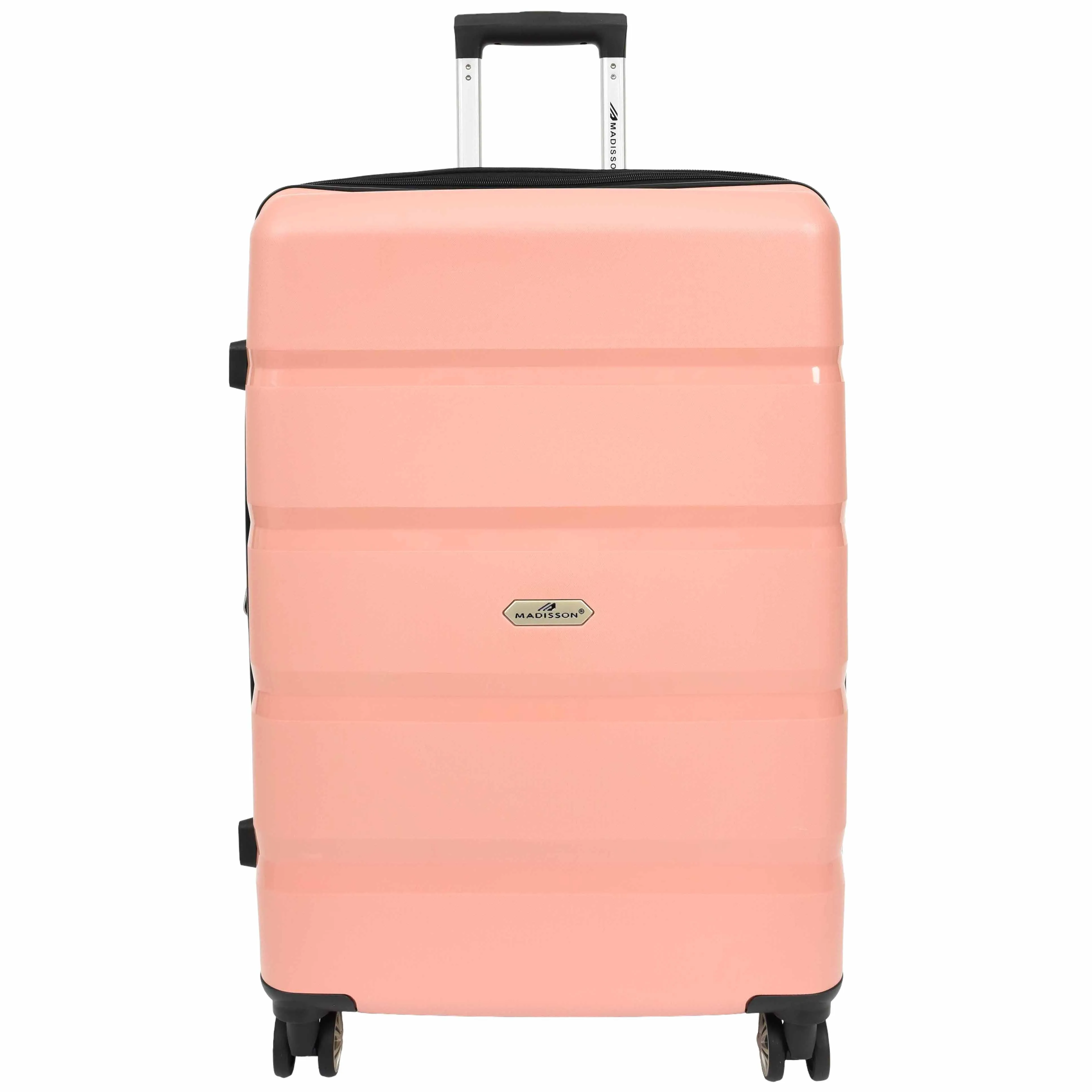 PP Hard Shell Luggage Expandable Four Wheel Suitcases Cygnus Rose Gold