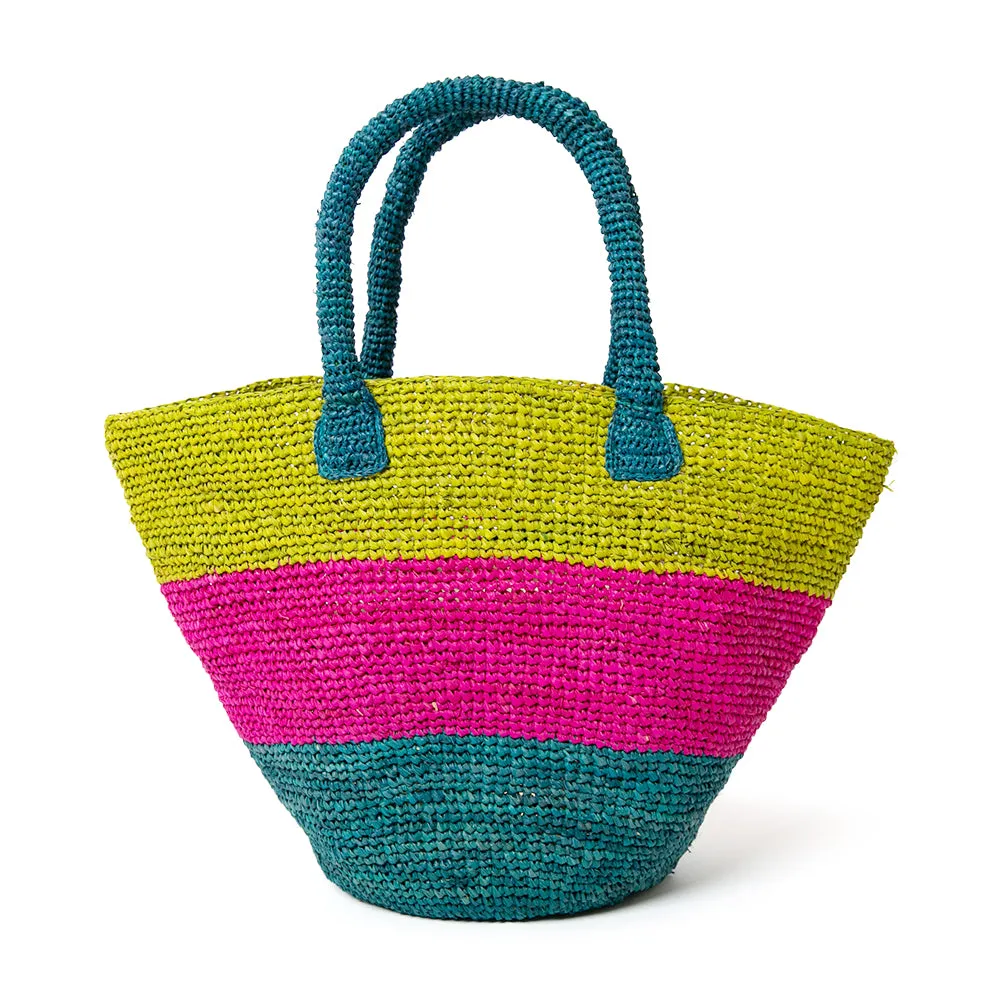 Raffia Bucket Bag