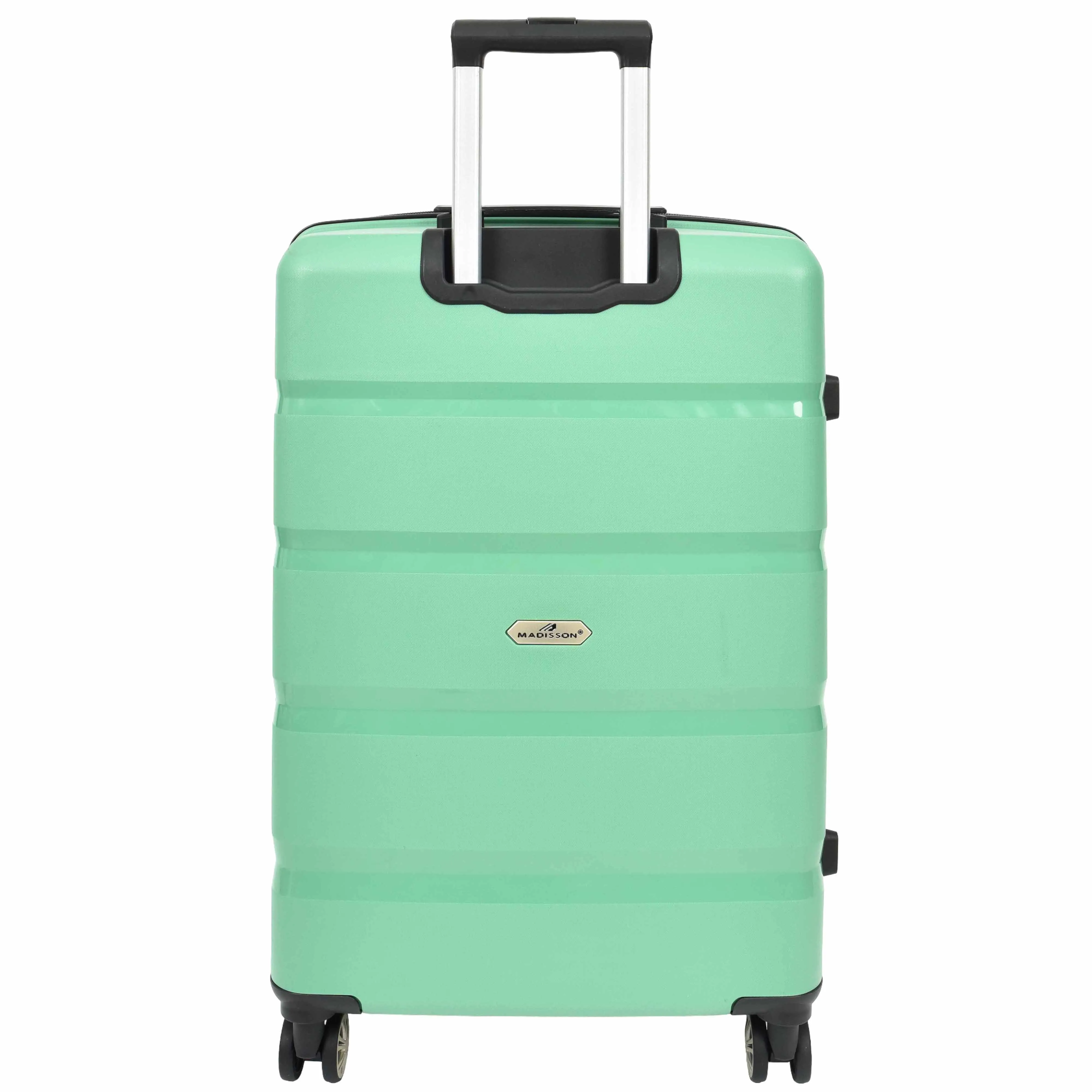 Robust Expandable 8 Wheel PP Hard Shell Suitcases Travel Bags Trolley Luggage Pluto Lime Green