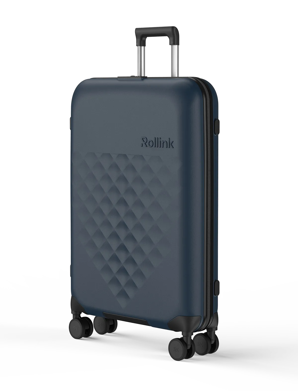 Rollink Flex 360° Large Checked 4 Wheel Collapsible Luggage