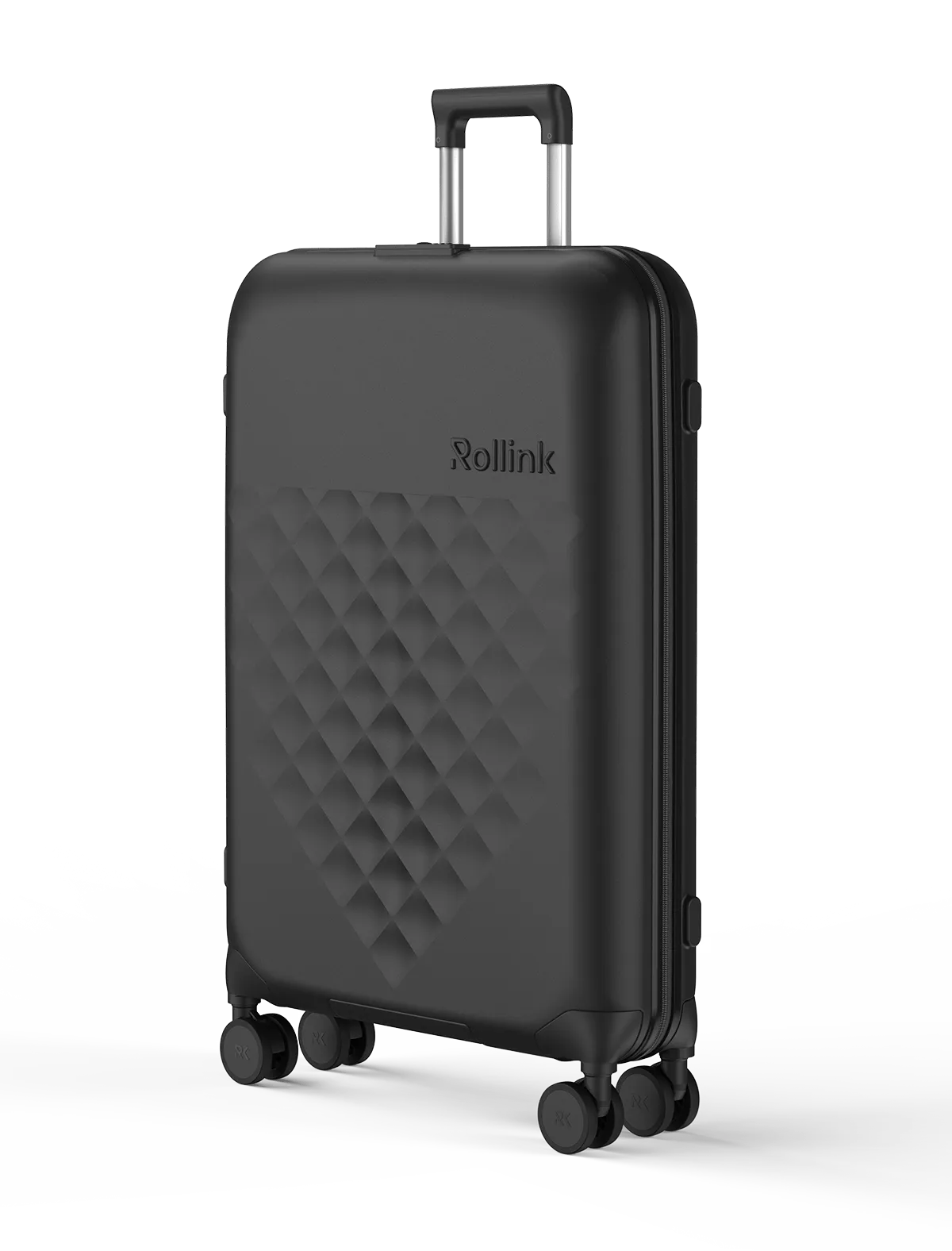 Rollink Flex 360° Large Checked 4 Wheel Collapsible Luggage