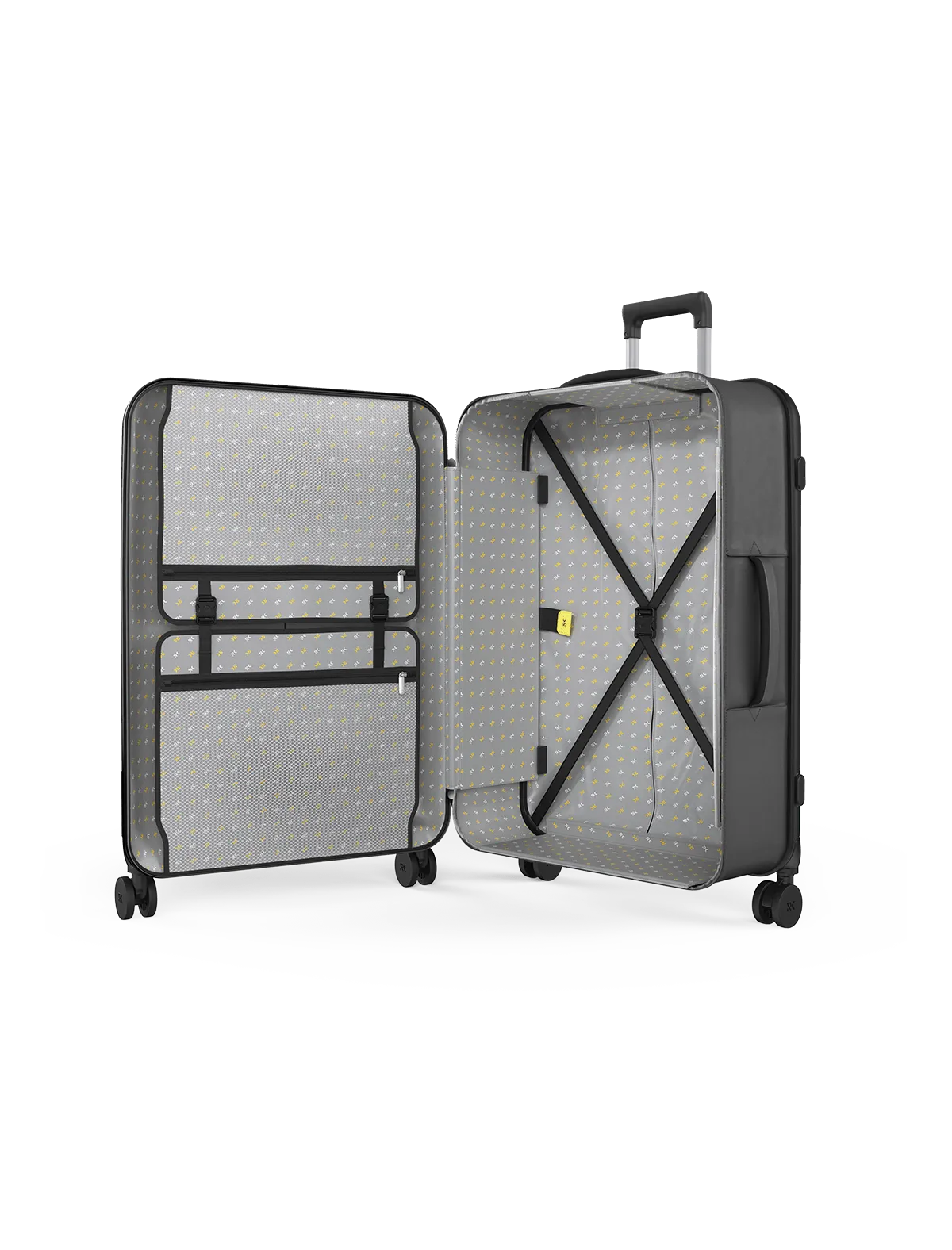 Rollink Flex 360° Large Checked 4 Wheel Collapsible Luggage