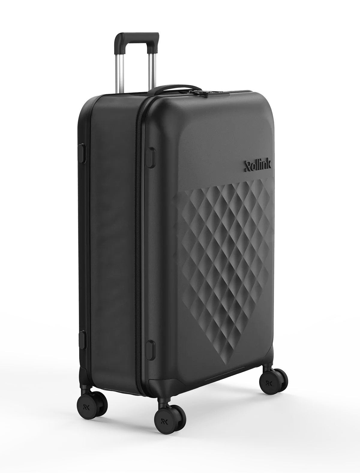 Rollink Flex 360° Large Checked 4 Wheel Collapsible Luggage